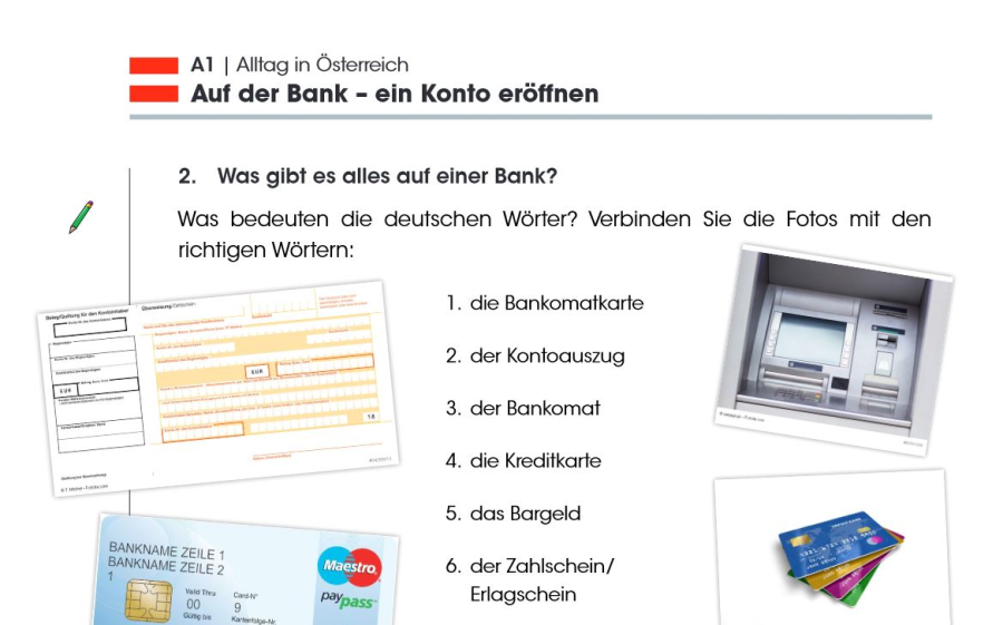 Cover: Auf der Bank | Ein Konto eröffnen in Österreich