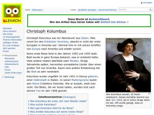 Cover: Klexikon - Christoph Kolumbus
