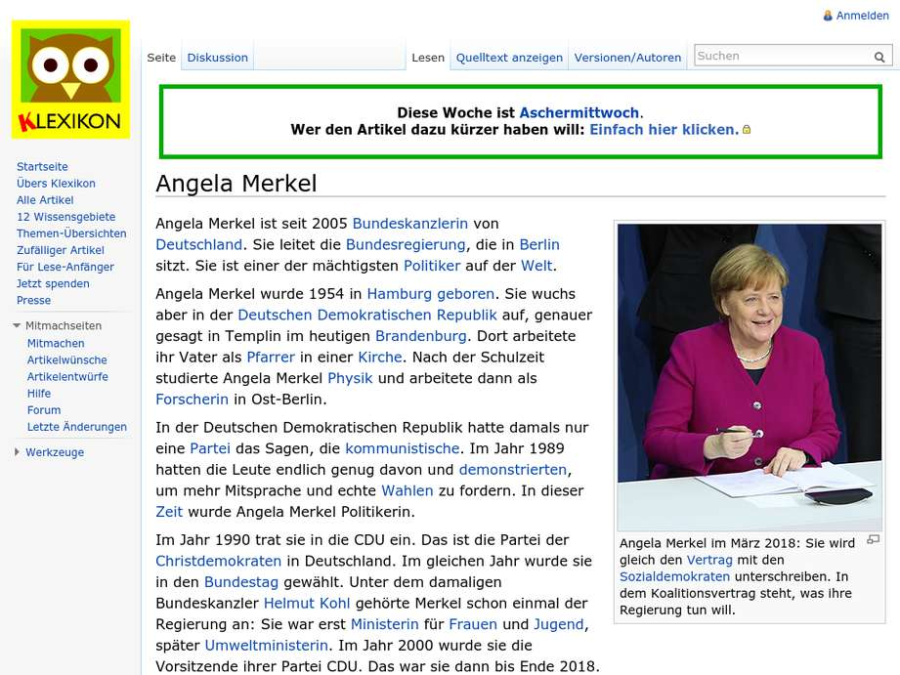 Cover: Angela Merkel