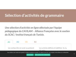 Cover: Sélection d'activités de grammaire 