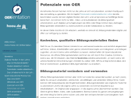 Cover: Potenziale von OER · OERientation