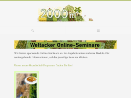 Cover: Weltacker Online-Seminare
