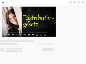 Cover: Distributivgesetz anwenden - Erklärung, 5. Klasse - YouTube