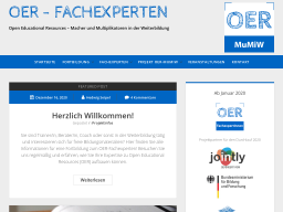 Cover: OER-Fachexperten – Open Educational Resources in der Weiterbildung
