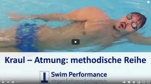 Cover: Kraulatmung:  Wie atme ich beim schwimmen? Richtige Kopfhaltung - methodische Reihe - YouTube