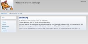 Cover: Webquest | Vincent van Gogh | Hessischer Bildungsserver