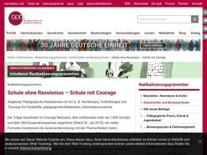 Cover: Schule ohne Rassismus – Schule mit Courage