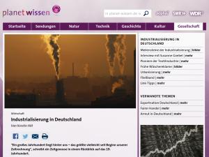 Cover: Industrialisierung in Deutschland