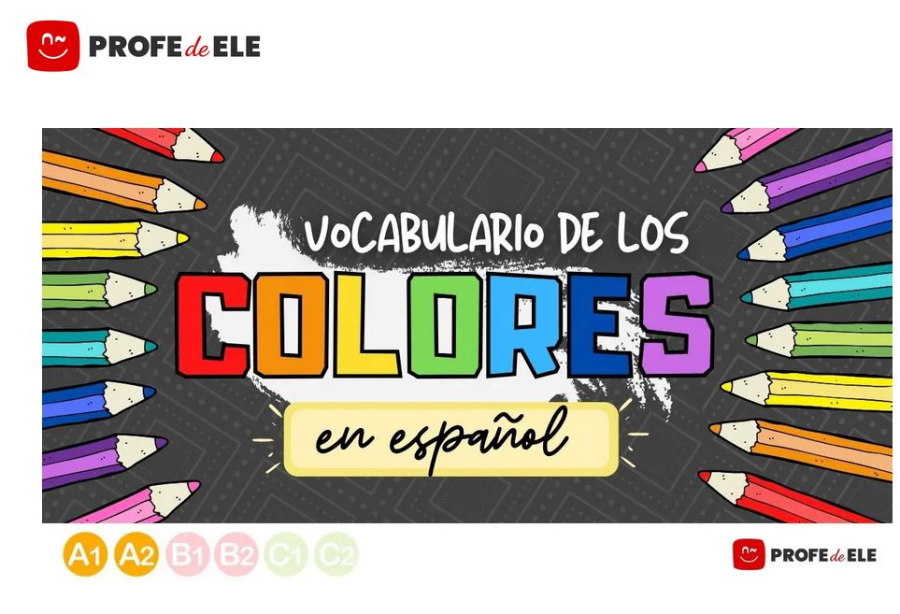 Cover: Vocabulario de los colores en español