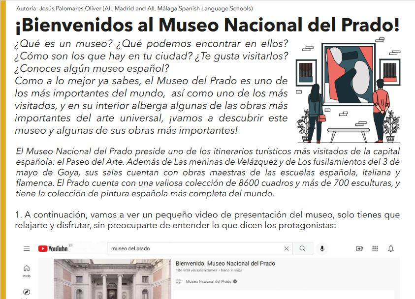 Cover: Museo Nacional del Prado| Presente de indicativo