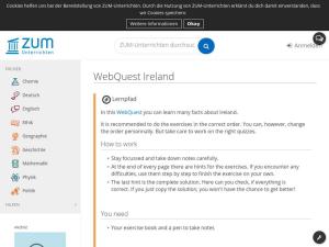 Cover: WebQuest Ireland