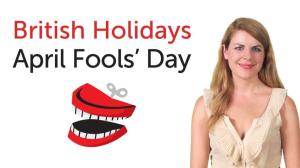 Cover: British English Holidays -  April Fool's Day