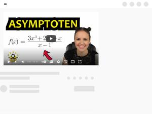 Cover: ASYMPTOTE berechnen gebrochen rationale Funktion – Asymptoten bestimmen - YouTube
