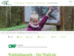 Cover: Waldpädagogik – Der Wald als Lehrmeister
