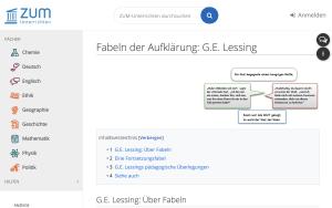 Cover: Fabeln der Aufklärung: G.E. Lessing | ZUM-Unterrichten
