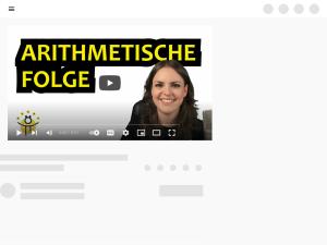 Cover: Arithmetische FOLGE AUFSTELLEN – mehrere Folgengliedern - YouTube