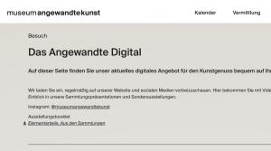 Cover: Das Angewandte Digital | Museum Angewandte Kunst