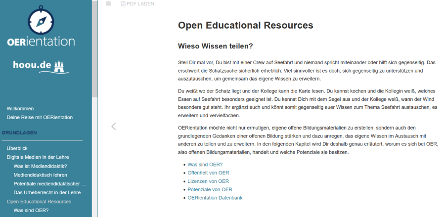 Cover: Open Educational Resources · OERientation