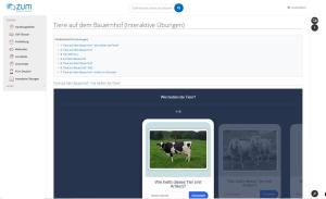 Cover: Tiere auf dem Bauernhof  |  Interaktive Übungen