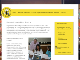 Cover: Unterrichtsmaterial zu Scratch · kinderlabor.ch