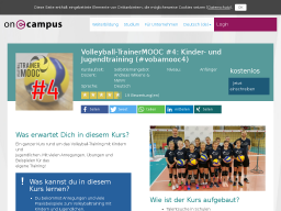 Cover: Volleyball-TrainerMOOC #4: Kinder- und Jugendtraining