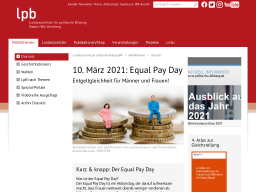 Cover: Equal Pay Day - Tag der Entgeldgleichheit
