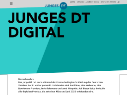 Cover: Junges DT Digital - Berlin 