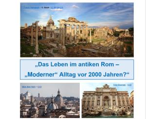Cover: Stationenarbeit: Leben im antiken Rom