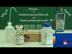 Cover: Wasser in Ammoniumchlorid & Natriumhydroxid - Thermographie und Lösungswärme