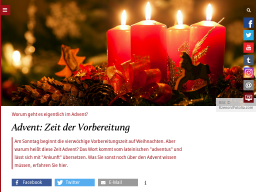 Cover: Advent: Zeit der Vorbereitung - katholisch.de