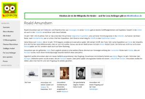 Cover: Roald Amundsen – Klexikon – das Kinderlexikon