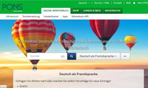 Cover:  PONS | Online-Wörterbuch Deutsch als Fremdsprache 