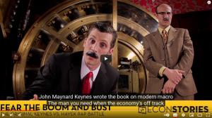Cover: Fear the Boom and Bust: Keynes vs. Hayek - The Original Economics Rap Battle! - YouTube