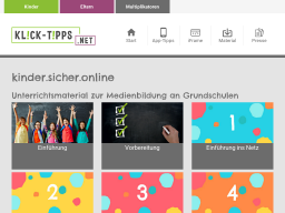 Cover: Unterrichtsmaterial für Grundschulen | Klick-Tipps.net