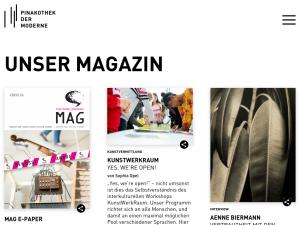 Cover: Magazin | Pinakothek der Moderne