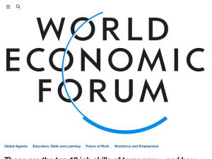 Cover: What are the top 10 job skills for the future? | World Economic Forum