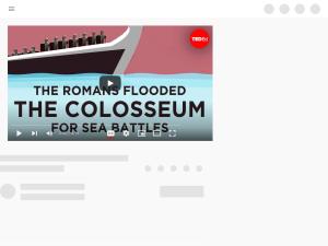 Cover: The Romans flooded the Colosseum for Sea Battles - TED-Ed