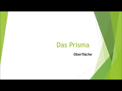 Cover: Video mit Fragen  - Oberfläche des Prismas - YouTube