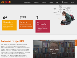 Cover: openHPI - MOOC Angebot des HPI
