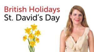 Cover: British English Holidays - St. David's Day Wales