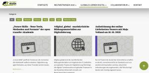 Cover: Globales Lernen Digital - WeltWeitWissen 2020 