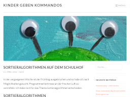 Cover: Sortieralgorithmen auf dem Schulhof - Kinder geben Kommandos