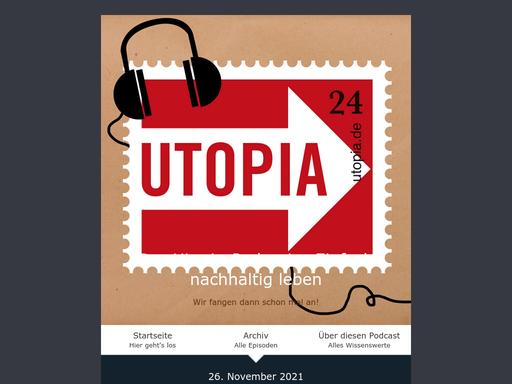 Cover: Podcast | Utopia - Einfach nachhaltig leben