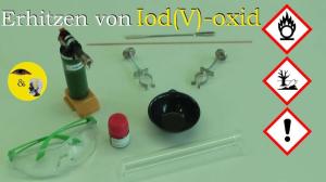 Cover: Erhitzen von Iod(V)-oxid: Reaktion, Energetik & Glimmspanprobe