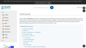 Cover: Holocaust - ZUM-Unterrichten
