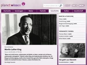 Cover: Martin Luther King - Planet Wissen
