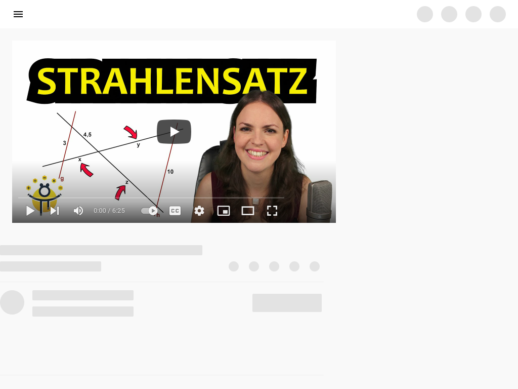 Cover: STRAHLENSATZ über Kreuz – Strahlensätze x-Figur - YouTube