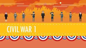 Cover: The Civil War, Part I: Crash Course US History #20