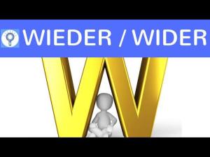 Cover: Wieder oder Wider - Was ist der Unterschied? Wann verwendet man was? | Deutsch Grammatik
