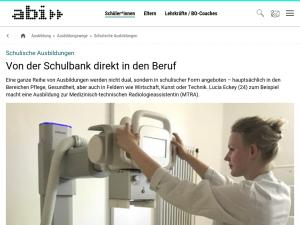 Cover: Schulische Ausbildungen: Von der Schulbank direkt in den Beruf – abi.de